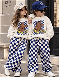 Unisex Damalı Takım