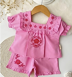 Şortlu Takım Pembe
