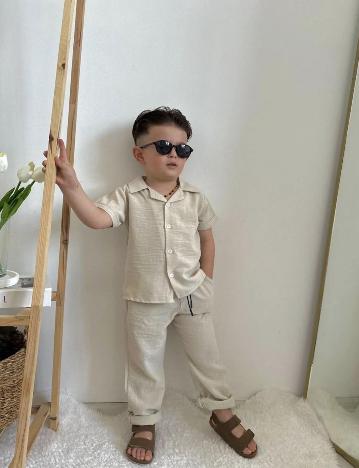 Erkek Çocuk Takım Taş Rengi