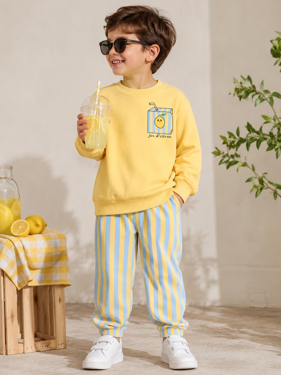 Limonata Çizgili Takım