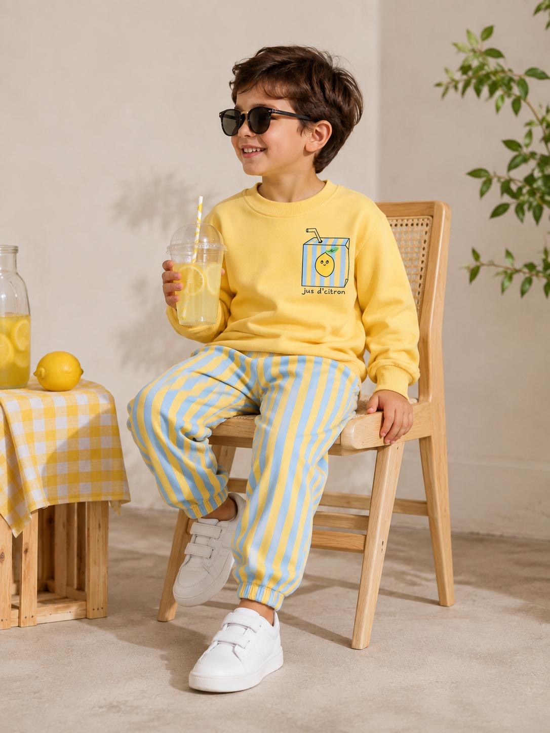 Limonata Çizgili Takım