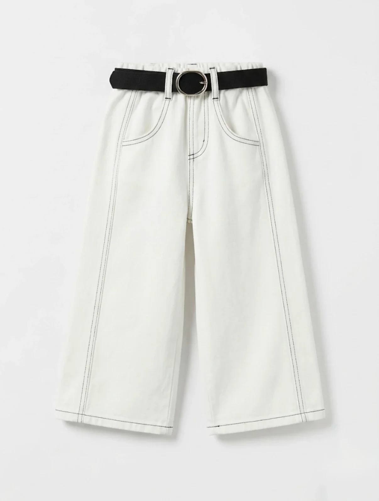 Unisex Kemerli Pantolon