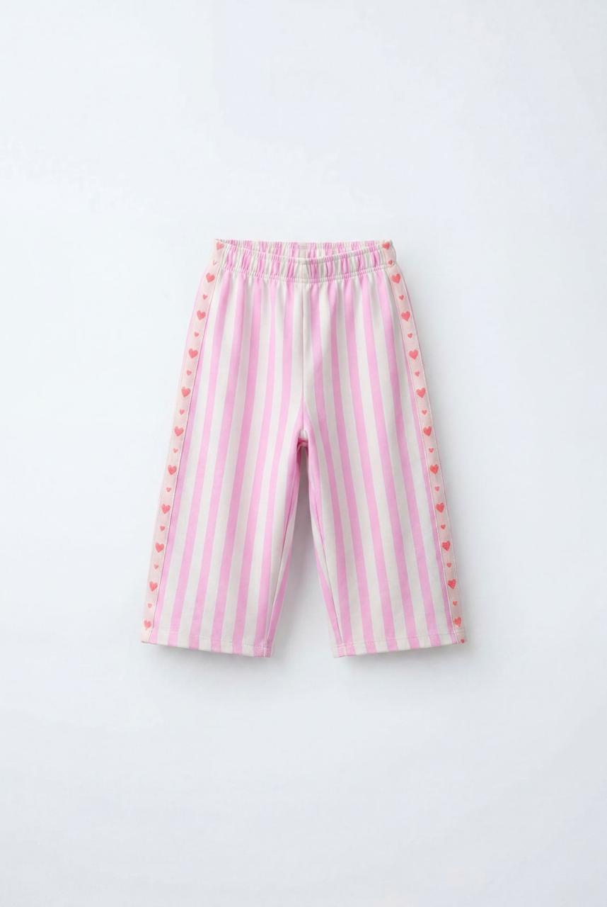 Pembe Çizgili Pantolon